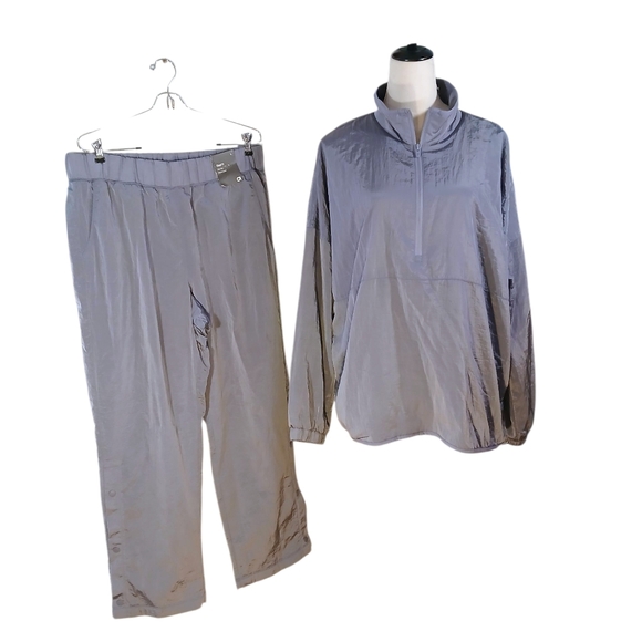 Gapfit 2 Pc Set Pullover & Athletic Pants Soft Fleece Lining - Picture 2 of 13